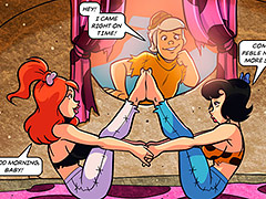 This way I'll be wide open - The Flintstoons - Stretching the pussy in the yoga class by welcomix (tufos)