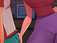 The guy gets excited and invites the MILF over - The 4 Naughties, Meeting Julie's mom by welcomix (tufos)