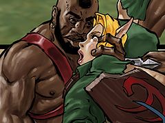 Behold the mighty cock of a true warrior - The assault of link  by Kinky Jimmy 2016