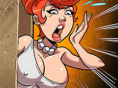 Peble finds a sexy housemaid costume and decides to try it on - The Flintstoons, Deep cleaning by welcomix (tufos)