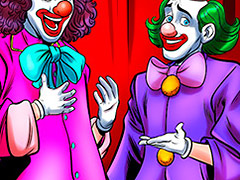 Chewing gum helps alleviate my sex addiction a little - Nymphomaniac Nerd, The clowns Boner and Dick by welcomix (tufos)