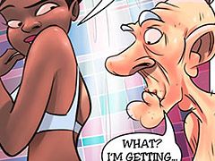 Your time has passed - The naughty home: Giving the old man a bath by welcomix (tufos)