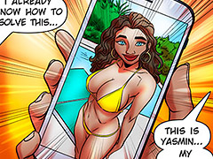 I won by a difference of ten centimeters, but my ass endured more cock - Nerd Stallion, Sex battle between daughters by welcomix (tufos)