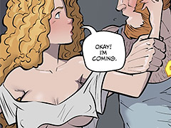 You better hurry before your mom has a cow - My Stripper Daughter by jab comix
