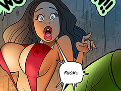 I swear, my ass is gonna' explode if I don't shove something big into it - Saving halloween by dirty comics