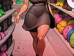 Isabella would have to put on a daring Mrs. Claus outfit - Jerk Off on My Day Off, Christmas shopping by welcomix (tufos)