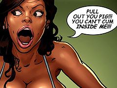 The mayor - pull out you pig, you can't cum inside me