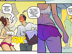 I'm his mom, of course, he likes me - Artificial probing by jab comix