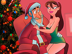 Santa Claus wants to know if Anna was a good girl during the year - The Naughty Home animation, Christmas at the Naughty Home by welcomix (tufos)