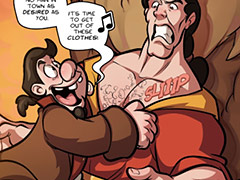 It's time to get out of these clothes - Boobies and the Beast by jab comix