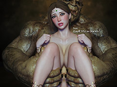 Orc's sperm is dripping from my pussy - Fallen Lady 9 by Jared999D