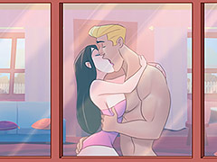 Anna and Charles spy on the neighbors fucking through the window - The Naughty Home animation, The rainbow’s secret by welcomix (tufos)
