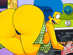 Hold the cock firm and knead gently - The Simptoons - Pepperoni Pizza by welcomix (tufos)