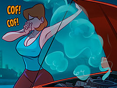 Mrs. Fuker finds herself in trouble after her car has problems - The Naughty Home - Taking care of the machine by welcomix (tufos)