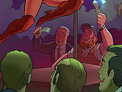 We ain't serving any of that, Chuck - My Stripper Daughter by jab comix