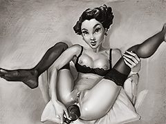 Hot vintage girl - Brothel Dolls (cartoon porn) by jabcomix