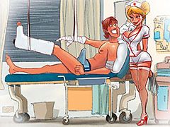 She pulled my underpants back up - Animated tales: A smoking hot nurse by Welcomix (Tufos)