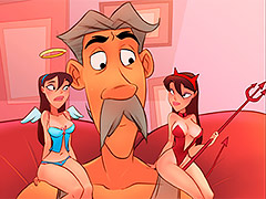 The next night, the girl decides to try on the sexy outfit - The Naughty Home animation - Little angel or little devil? by welcomix (tufos)