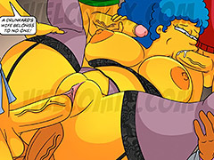Come all of you and fuck me together - The Simptoons, The cuckold is the last to know by welcomix (tufos)